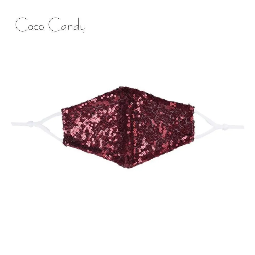 🆕Luxury Red Sequin Face Mask